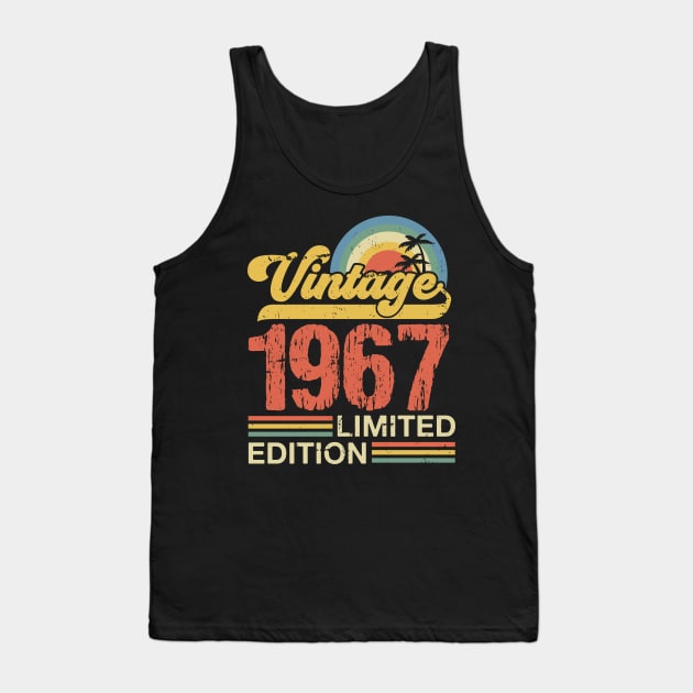 Retro vintage 1967 limited edition Tank Top by Crafty Pirate 